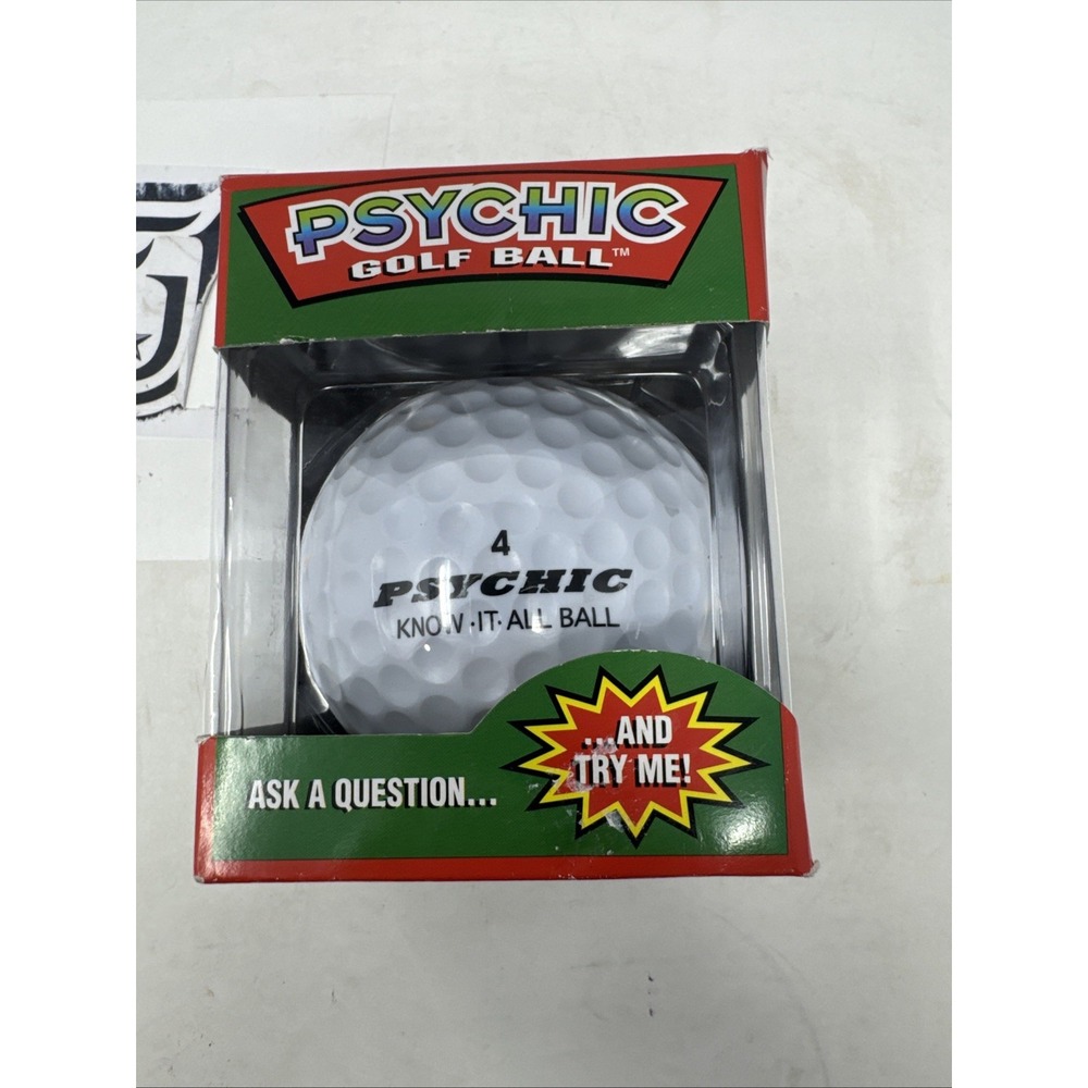 Vintage Psychic Know It All Golf Ball HERBKO Magic Golf‎ Ball